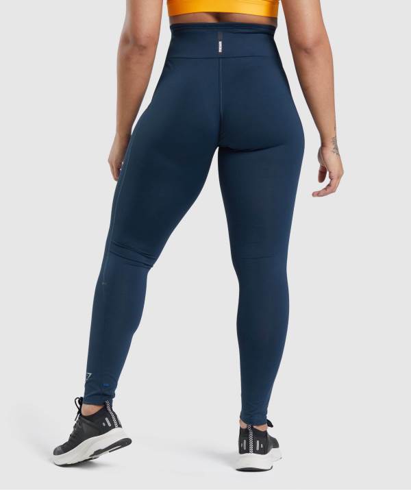 Damske Legíny Gymshark Speed Námornícka Modrá | YF2803564
